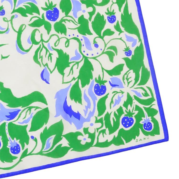 ハンカチ 手染め ギフト / SAKU My dream 全2色 48cm×48cm 櫻井マナミ