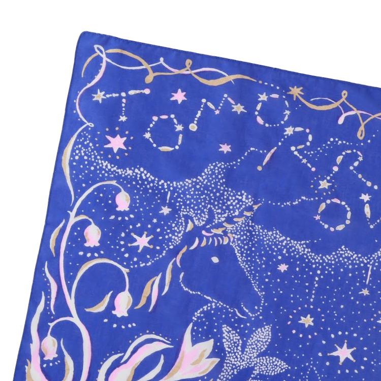 ハンカチ 手染め ギフト / SAKU Dream for tomorrow 全2色 48cm×48cm