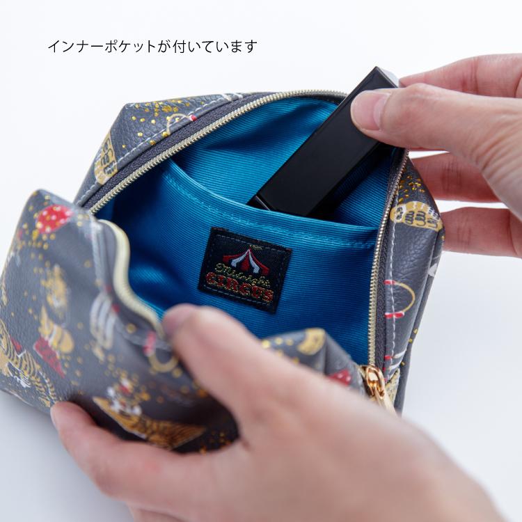 ポーチ レディース / ミッドナイトサーカス スクエアポーチ 全2 ポーチ レディース / ミッドナイトサーカス スクエアポーチ 全2