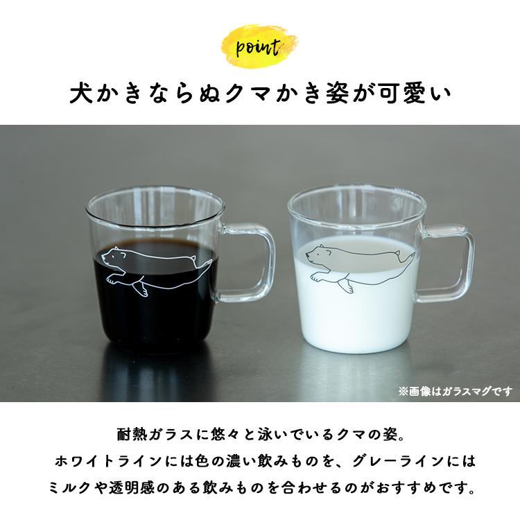 最安値挑戦 マグカップ Loropre ロロプレ ガラスマグ 全2種 シロクマ 耐熱ガラス グラス 280ml ハンドメイド かわいい おしゃれ 夏 プレゼント Hannarr Com