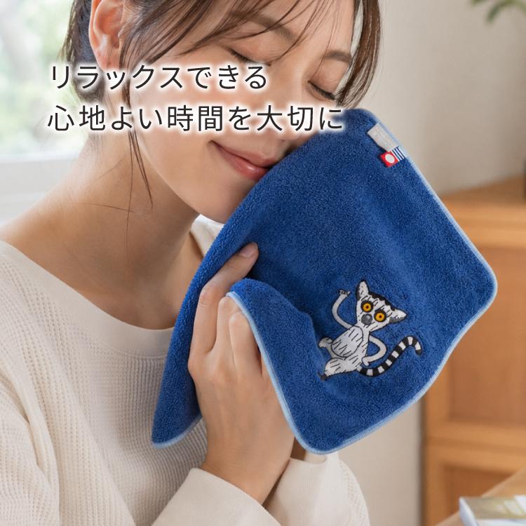 タオルハンカチ AMICA アップリケ ハンカチ 全15種 25×25cm 今治 認定
