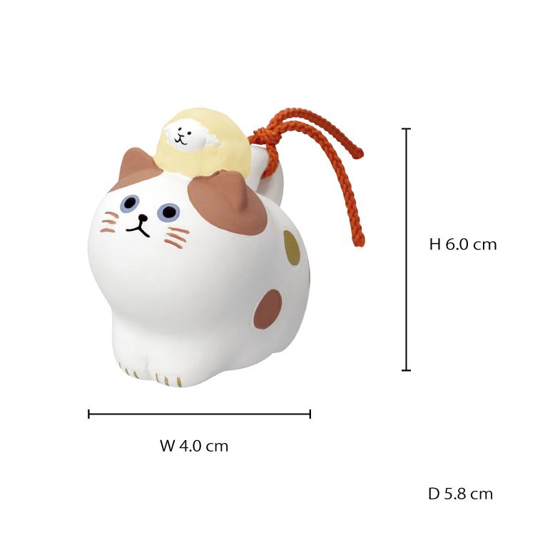 DECOLE（デコレ） 新作 予約販売 10月中旬 おしょうがつのにゃん福土鈴