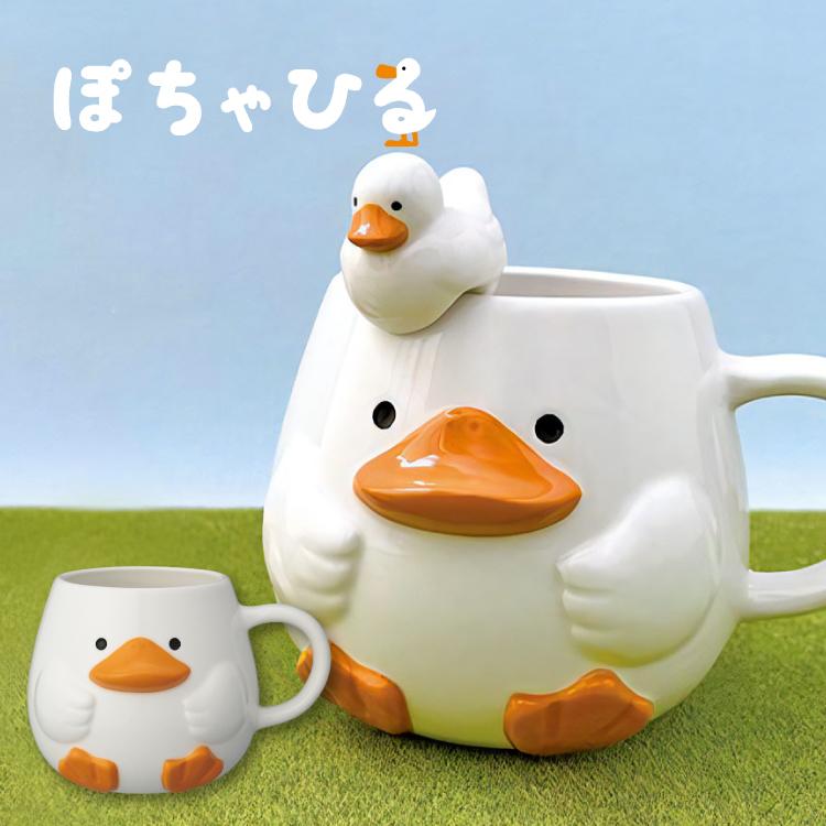 DECOLE（デコレ） マグカップ あひる | ぽちゃひる あひるマグ
