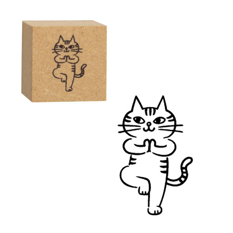 スタンプ はんこ 猫 / お猫ライフスタンプ 全10種 / デコレ DECOLE 手帳 スケジュール帳 プチギフト｜heliosholding｜08