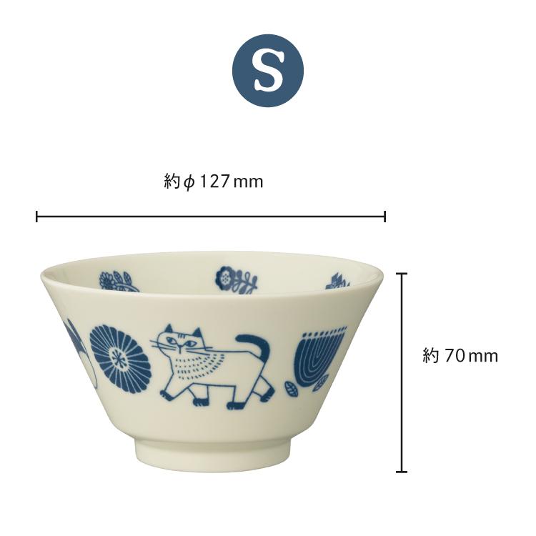 食器 丼ぶり 猫 / fika どんぶり Sサイズ 日本製 デコレ 軽量食器