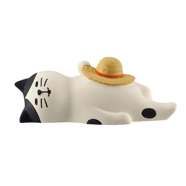 デコレ コンコンブル ハチワレ お昼寝 DECOLE concombre : 町の小さな