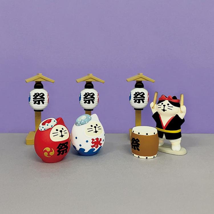 DECOLE（デコレ） コンコンブル お祭りにゃんこ かき氷猫だるま 祭り
