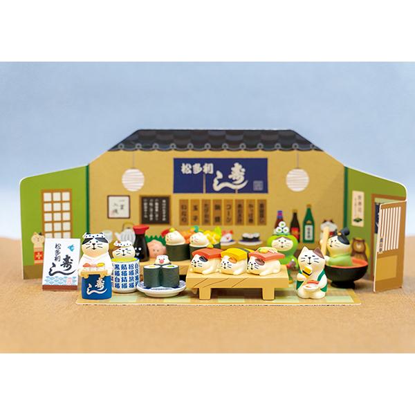 コンコンブル ★ まったり寿司 猫 ★ デコレ ★ 新品未開封 DECOLE ［お寿司猫 にぎり とまと］デコレ コンコンブル 2021