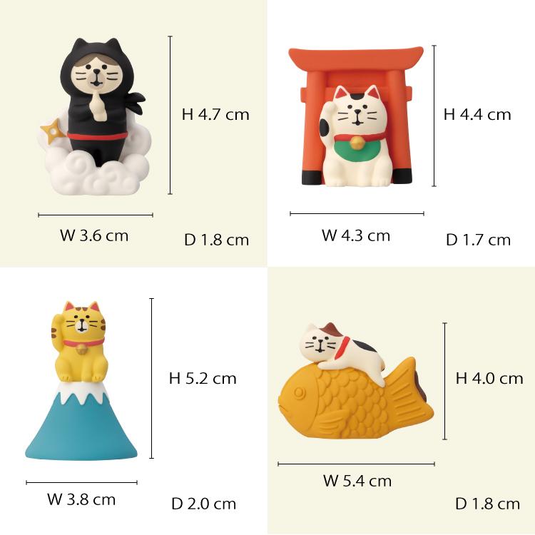 DECOLE デコレ コンコンブル | 日本旅行マグネット 全7種 旅猫 旅行 猫