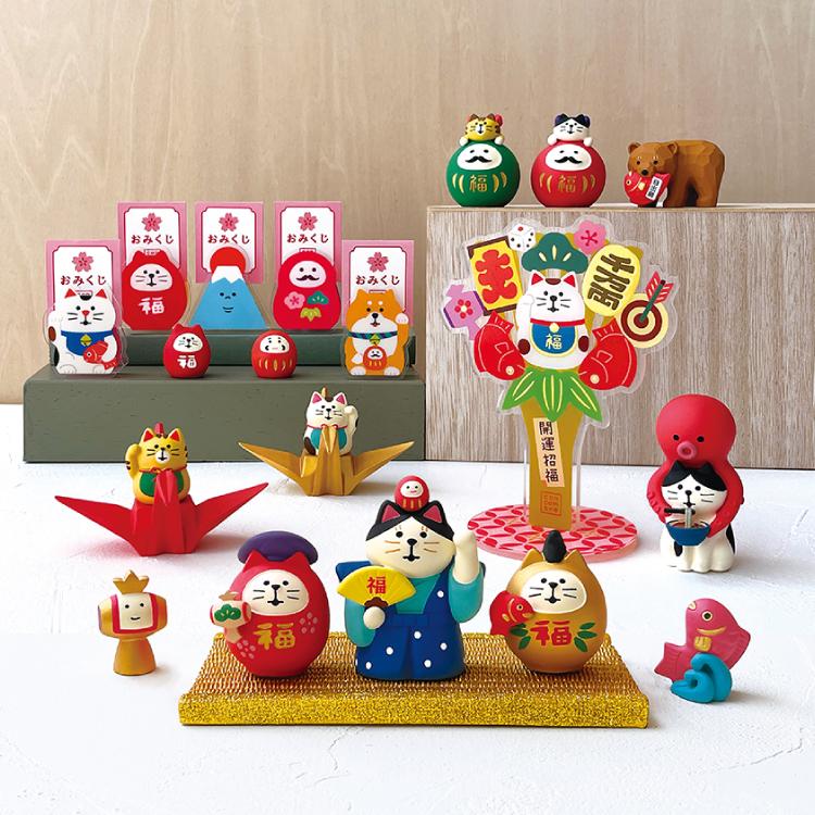コンコンブル　小物セット DECOLE デコレ コンコンブル | FUKU福MONO 福もの屋 折り鶴台座