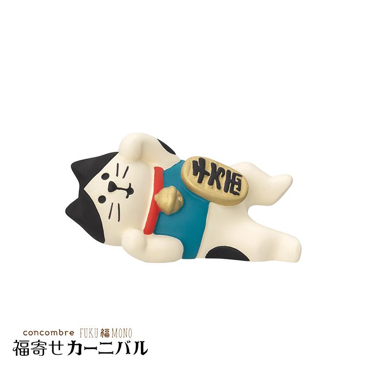 コンコンブル　人力車猫 コンコンブル 畑仕事猫と台車セット | 猫雑貨専門店 猫の手さき