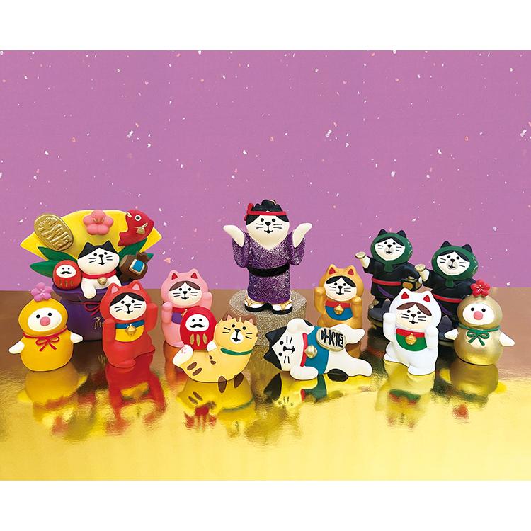 DECOLE（デコレ） コンコンブル だるまケリケリ猫 2023 福寄せ