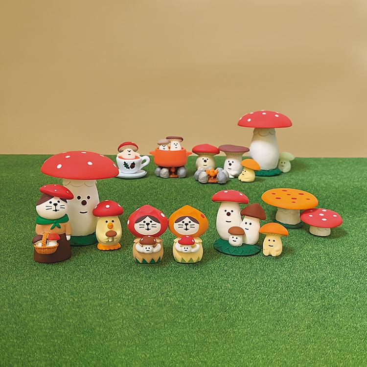 DECOLE デコレ コンコンブル ファミリーきのこ 2023 きのこの森 アポン