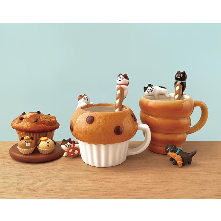 DECOLE（デコレ） ティースプーン 猫 バゲットスプーン 全2種 やまねこ