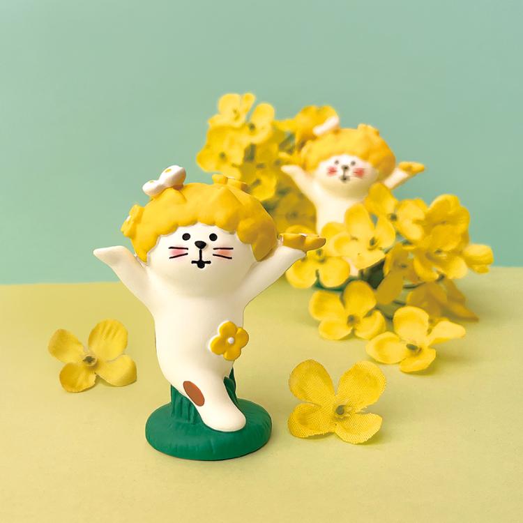 デコレ　コンコンブル　HelloSpring １０点 送料無料　3個割5%OFF DECOLE デコレ コンコンブル / 菜の花おどり猫 Hello Spring