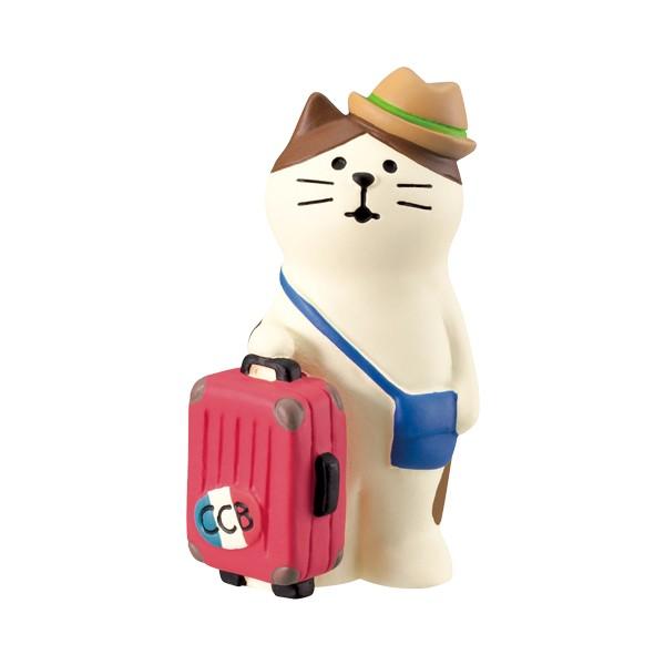 デコレ コンコンブル 10周年記念 旅猫 世界一周旅行 スーツケース猫