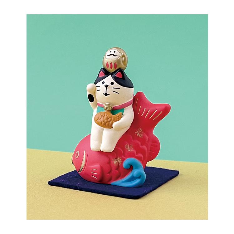 DECOLE（デコレ） コンコンブル 鯛乗りまねき猫 お正月 2023 FUKU福