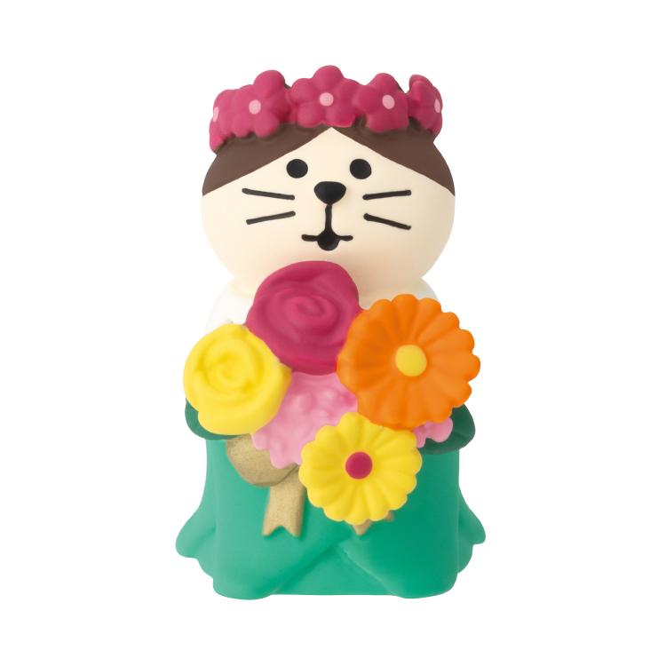 DECOLE デコレ コンコンブル / フラワーにゃんこ お祝いの花束