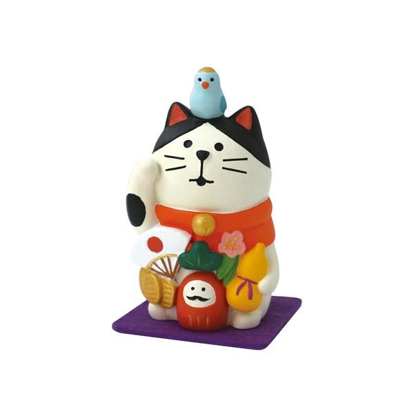 デコレ コンコンブル 松足神社 万福まねき猫(フェルトマット付き