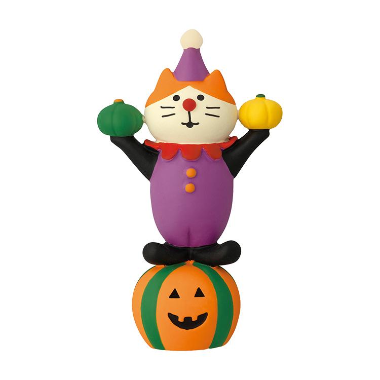 DECOLE（デコレ） 爆買 コンコンブル 玉乗りピエロ猫 2023 ハロウィン