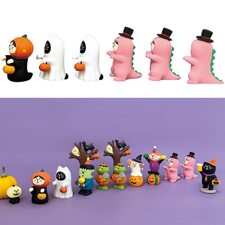 コンコンフェス　楽器　デコレ　コンコンブル DECOLE（デコレ） 爆買 コンコンブル 玉乗りピエロ猫 2023 ハロウィン