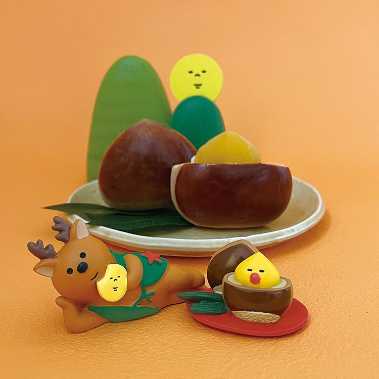 DECOLE デコレ コンコンブル インコ栗饅頭 2023 お月見 秋の諸国