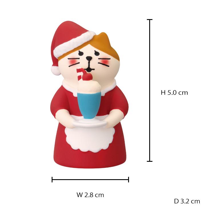 猫のサンタとクリスマスデコレーションセット dfffrdrdhr.jpg