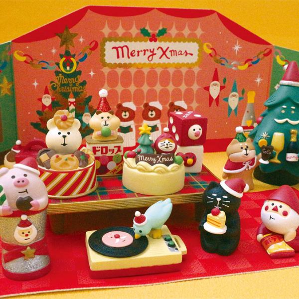 DECOLE デコレ コンコンブル クリスマス アップルパーティー 58点セット DECOLE デコレ コンコンブル / ケーキ運びサンタ 2024