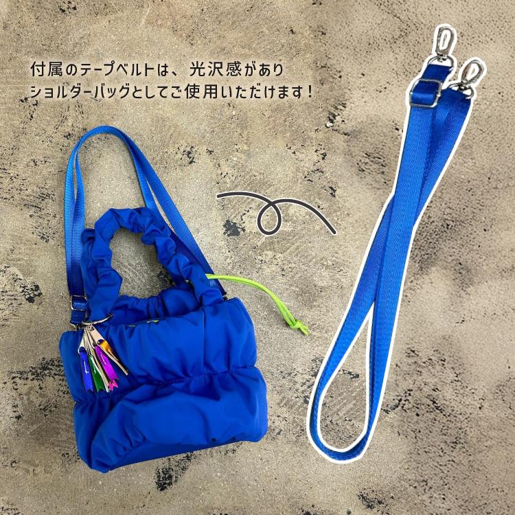 ショルダーバッグ | cheek ぽっこり巾着2WAYトート 全4色 ギャザー 内