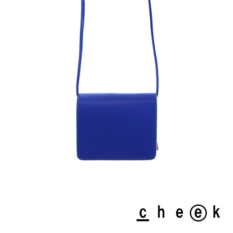 ショルダーバッグ cheek ラインミニショルダー 全4色 斜め掛け 肩掛け