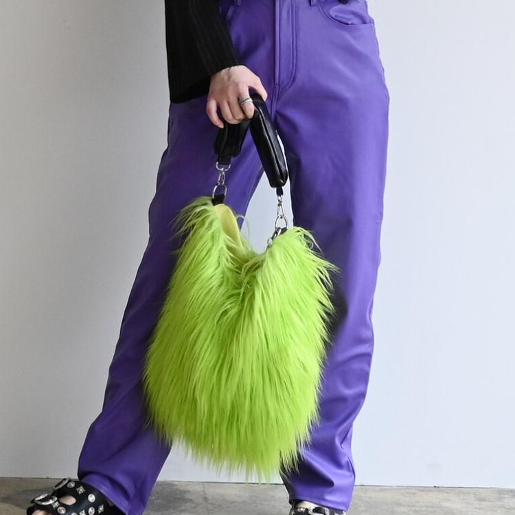 ショルダーバッグ cheek monster on shoulder 全4色 ファー 