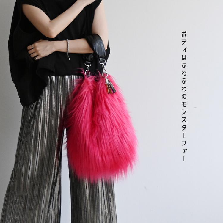 ショルダーバッグ | cheek monster on shoulder 全4色 ファー