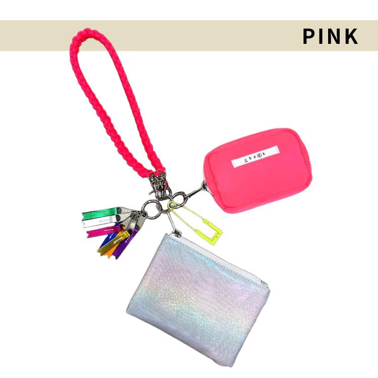 爆買 チャーム セット aurora pouch set charm 全3色 バッグチャーム