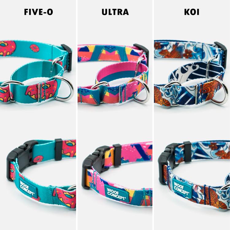 爆買 ／犬用 首輪 WOOF CONCEPT マーチンゲール Lサイズ 全3種 カラー
