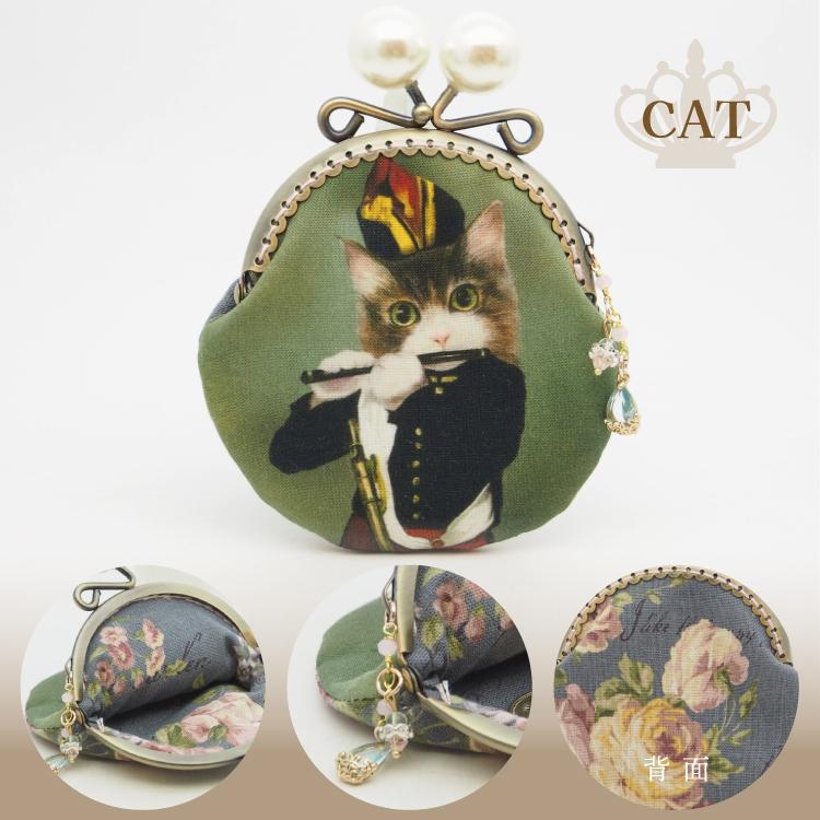 爆買 小銭入れ 猫 gonta1998 がま口ポーチ コインケース CAT 全8種