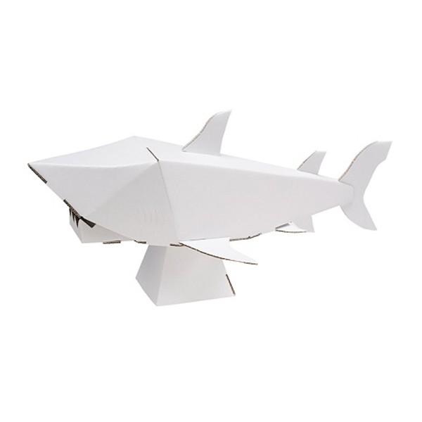 ダンボール 工作 キット ハコモ Hacomo サメ Hacomo Same 町の小さな雑貨屋さんアポン Apoml 通販 Yahoo ショッピング