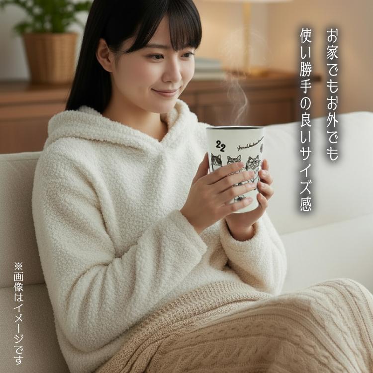マグ ドリンクホルダー HAyU 2WAYタンブラー キャットトリオ 450ml