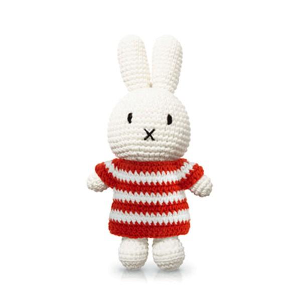 ミッフィー ぬいぐるみ ブルーナ ジャストダッチ（Miffy Handmade and Dress）ストライプ 全3色｜heliosholding｜04