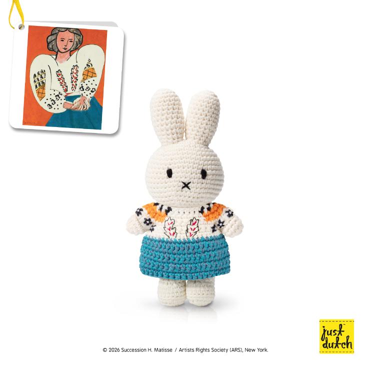 Miffy（ミッフィー） ぬいぐるみ ジャストダッチ マティスドレス ラ