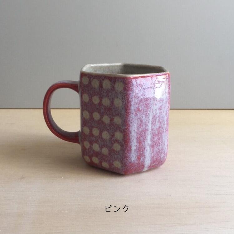 マグカップ カクマグ 角マグ 全2種 美濃焼 陶磁器 六角形 日本製 マグカップ カクマグ 角マグ 全2種 美濃焼 陶磁器 六角形 日本製