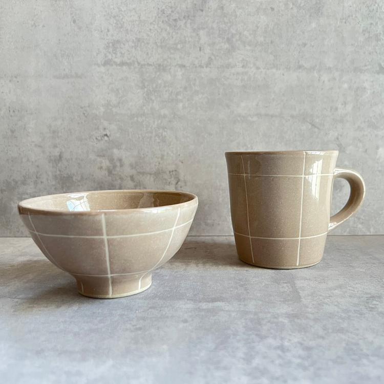陶器 茶碗　二個セット 作家物 萬古焼き茶碗 作家物 萬古焼き茶碗 ◎かもしか食器店