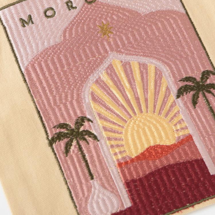 爆買 | 巾着 ポーチ ワールドトリップ 刺繍巾着 artipur COTTAGE