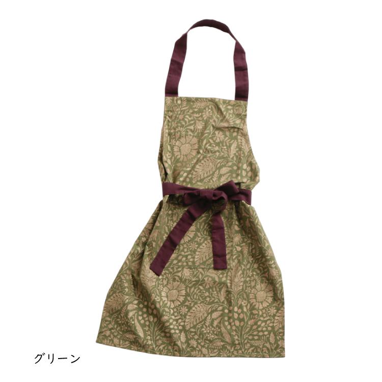 エプロン ハンドプリントエプロン KANKAN キッチンファブリック エプロン ハンドプリントエプロン KANKAN キッチンファブリック