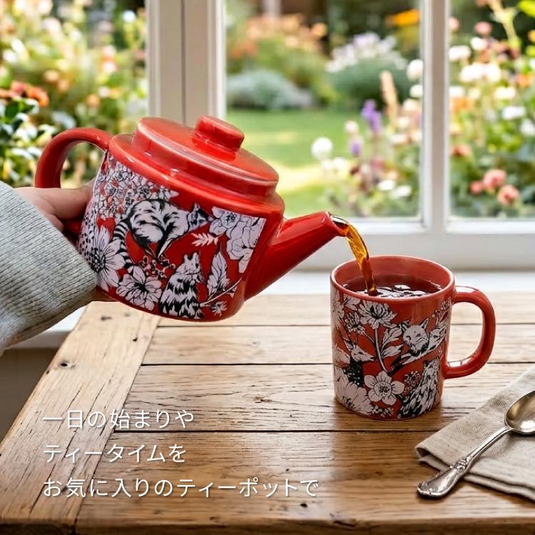 ティーポット 波佐見焼 echino Teapot 全2種 500ml 茶こし付き エチノ