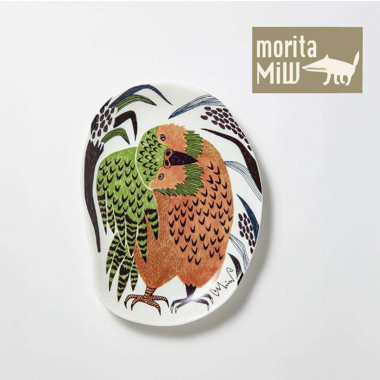 お皿 プレート moritaMiW 小皿 全3種 食器 森田MiW 楠橋紋織 動物柄