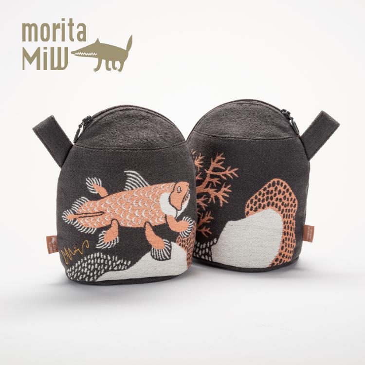 3091 騎馬 猫武将 和柄 マチ付きマルチポーチ 3091 騎馬 猫武将 和柄 マチ付きマルチポーチ