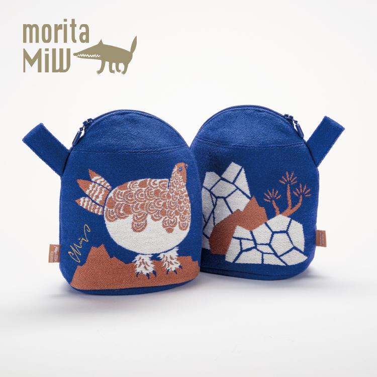 ポーチ マチ付き / moritaMIW MiWマチつきポーチ 全3種 ライチョウ