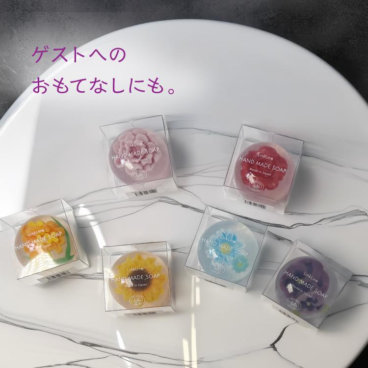 ミニソープ ウォーターフラワーソープ プチ 全6種 30g 円 花 固形