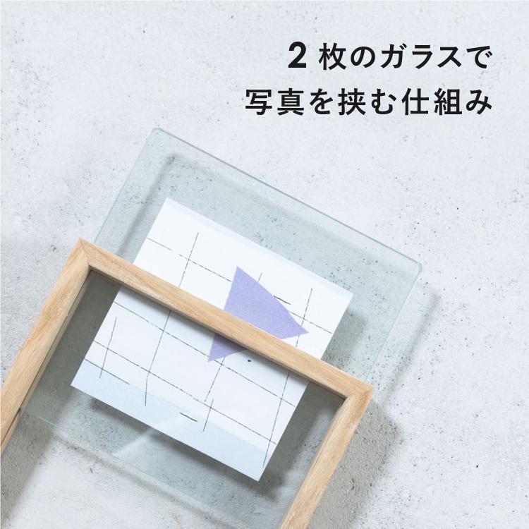 magnet 爆買 フォトフレーム 木製 正方形 CAN-07 卓上 壁掛け 2WAY