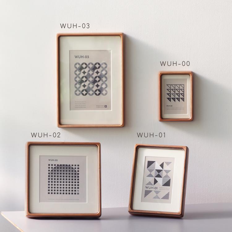 magnet 写真立て フォトフレーム | WUH 全4種 組み木 2WAY 壁掛け 置き